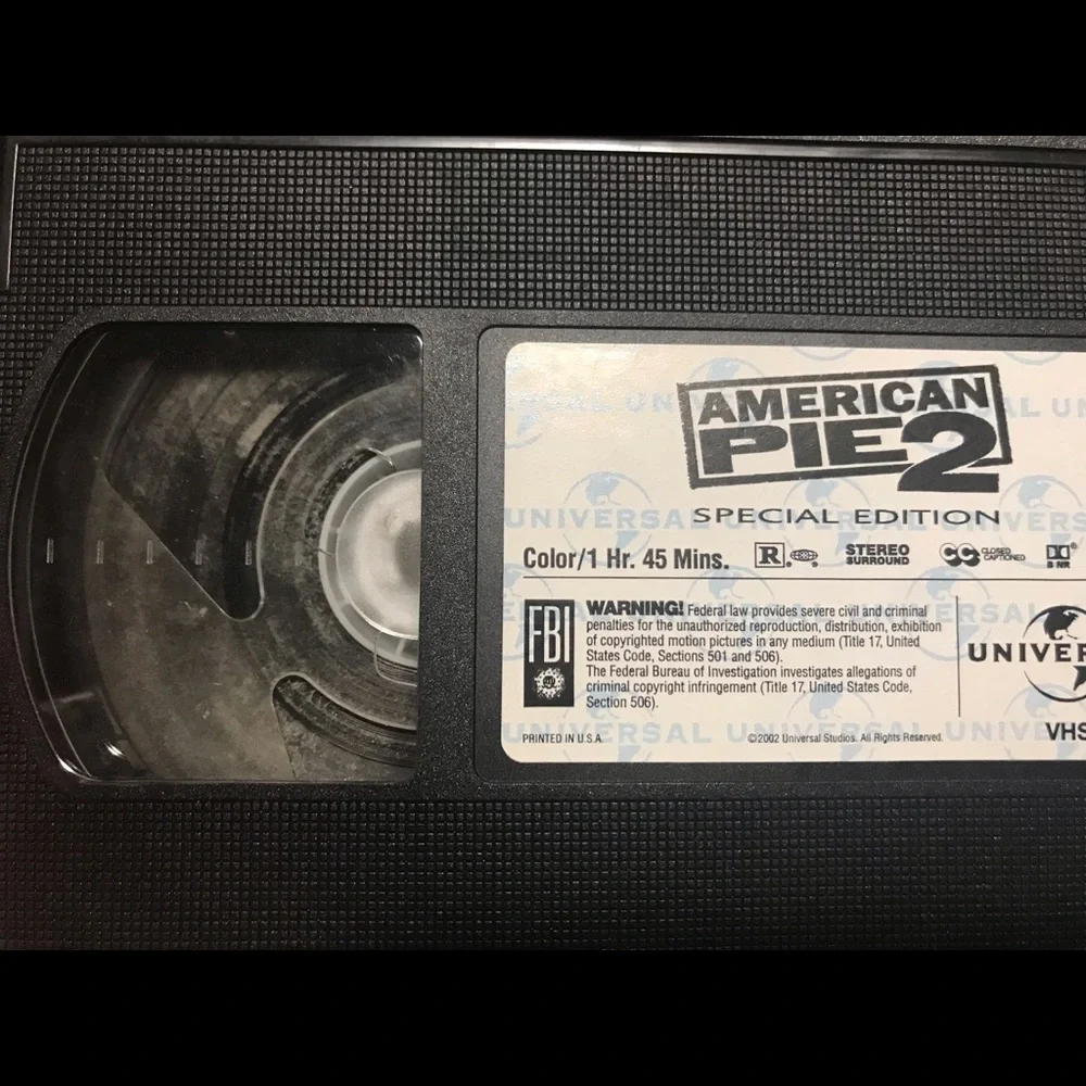 Vintage American Pie 2 VHS 2002 UNTESTED